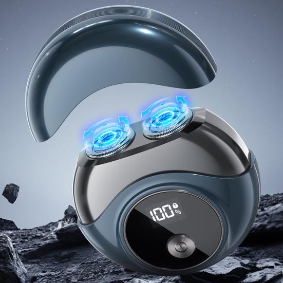 Мужская Электрическая Бритва LED Дисплей USB Перезаряжаемая Водонепроницаемая Портативная для Путешествий Влажное Сухое Бритье Триммер для Бороды Инструмент для Удаления Волос