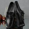 Mens Shoes Luxury Brand Loafers Men Slip On Shoes Genuine Leather Business Oxfords Man Casual Driving Flats Moccasins For Male