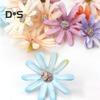 100Pcs/Bag Easy To Maintain Artificial Flower Head Fadeless Fabric Beautiful Garland Fake Flower Wedding Decor