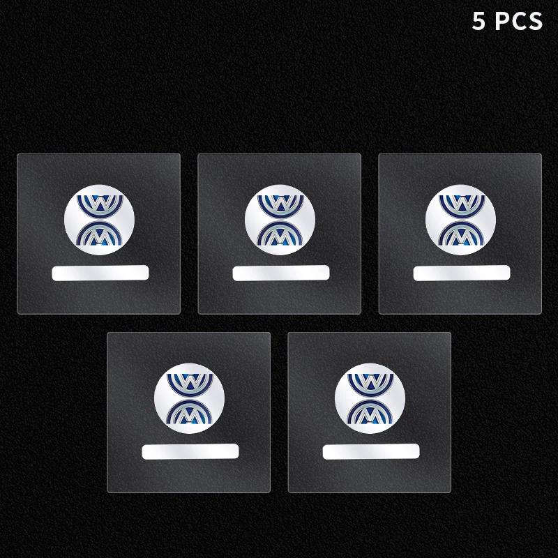 BRT1 VW GTI GOLF Car Sticker 1/2/5/10pcs 3D Car Logo Stickers Letter Car Stickers Interior Decoration For Volkswagen Tharu R Polo T5 xh2