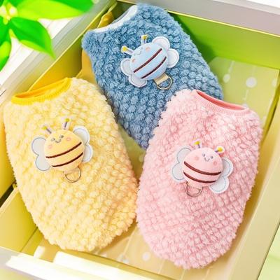 Щенок фланелевый теплый кот чашка собака маленький молочный пес собака кот тедди одежда собачий жилет товары для питомцев