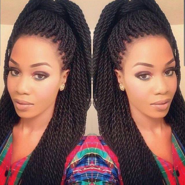 Synthetic Braiding Hair Senegalese Twist Kanekalon Dreadlock Crochet Braid Hair Extension