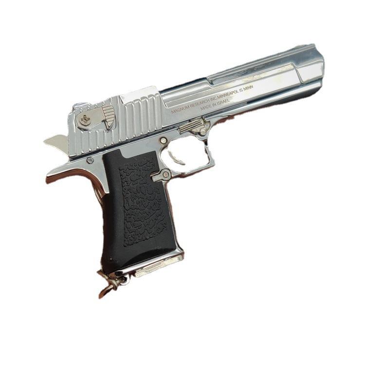 1:3 Мини Desert Eagle Игрушки Оружие Оружие Сплав Брелок Пистолет Металлическая Модель Пистолеты PUBG Игрушечное Оружие Оружие Пистолет Украшение Игрушка