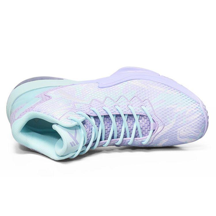 Anta KT3 Thompson 3 Team Shock Absorption Non-Slip Wear-Resistant Low-Top Basketball Shoes Men Sneaker Purple Blue 11741105-14