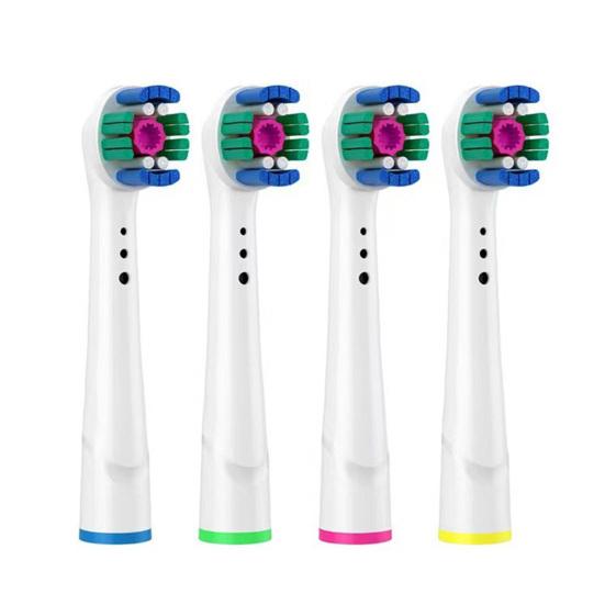 4 шт., головка зубной щетки, мягкая щетина, чувствительный уход за деснами, электрическая зубная щетка, сменная насадка для глубокой чистки