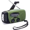 Радиостанция для предотвращения стихийных бедствий Многофункциональное радио Перезаряжаемое портативное радио емкостью 2000 мАч с USB-портом Зарядка всех iPhone и Android SOS 5