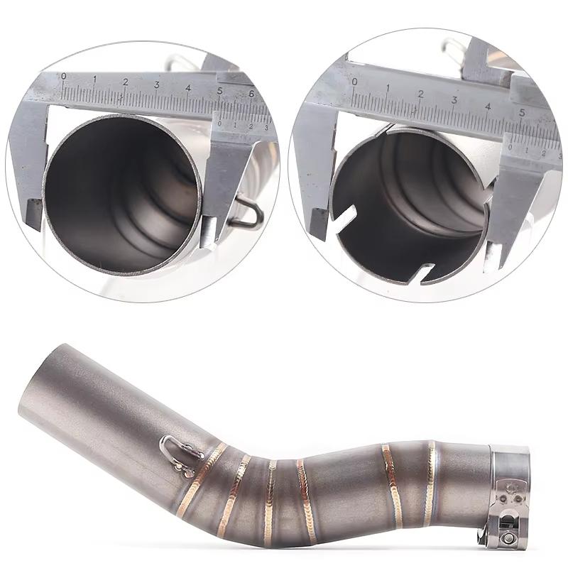 Motorcycle Exhaust Middle pipe link pipe For suzuki GSXR1000 GSX R1000 GSXR 1000 2005 2006 Link Pipe