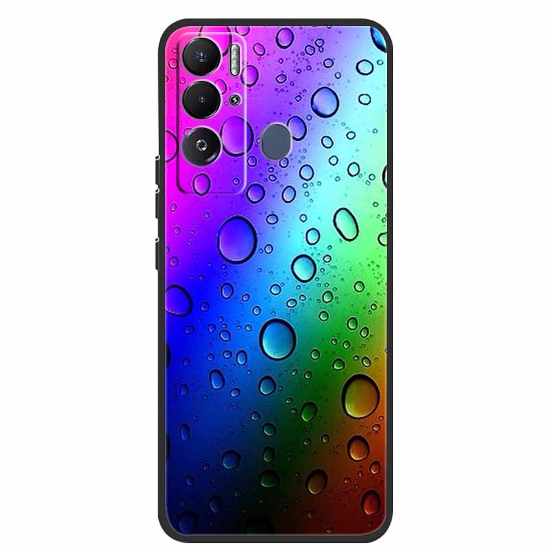 For Tecno Pova Neo Case Cartoon Soft Silicone Back Cover Phone Case for Tecno Pova Neo Bumper Coque LE6 Shockproof PovaNeo Funda