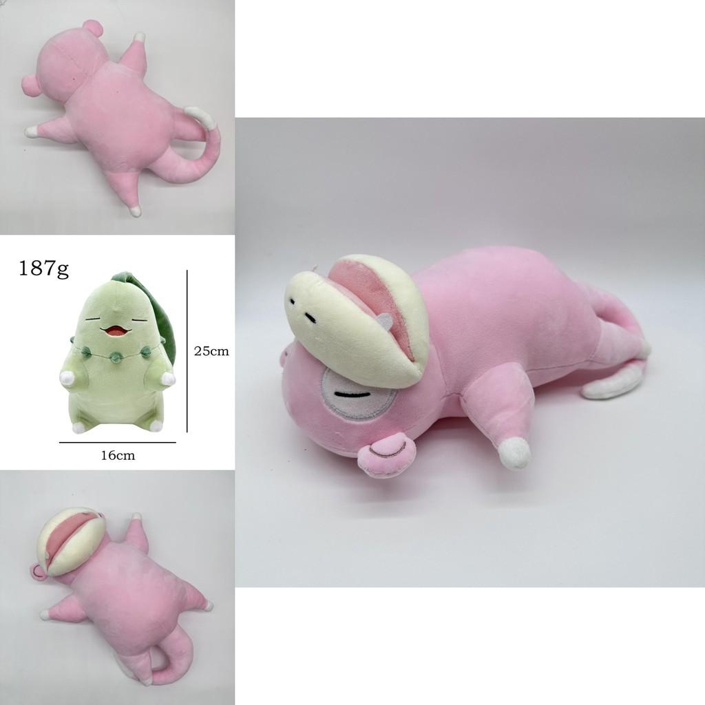 Плюшевые игрушки Pokemon Slowpoke Cubone Chikorita из серии Sleep с наполнителем из PP хлопка для детей и декора спальни