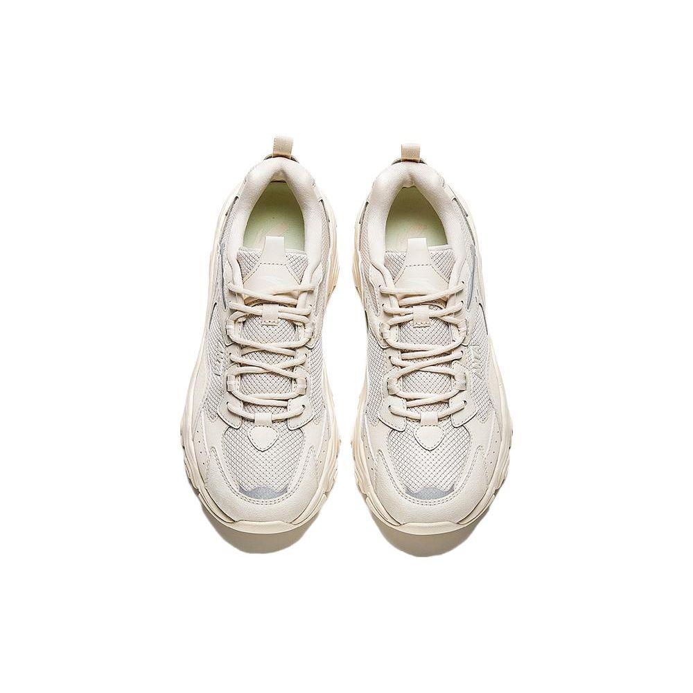 Anta Meteor Comfortable Non-Slip Wear-Resistant Low-Top Casual Shoes Women Sneaker White 122348851-3