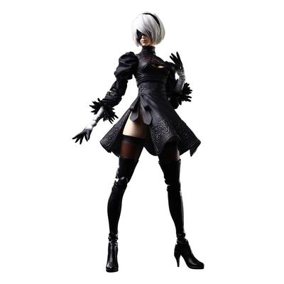 Nier Automata PLAY ARTS Kai YoRHa No. 2 подвижные фигурки из ПВХ, окрашенные в цвет типа B
