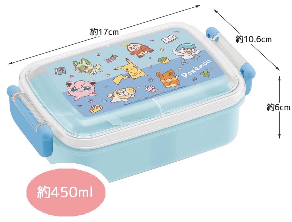Skater Bento Box 450ml Pokemon Joyful Antibacterial for Children Made In Japan RBF3ANAG-A