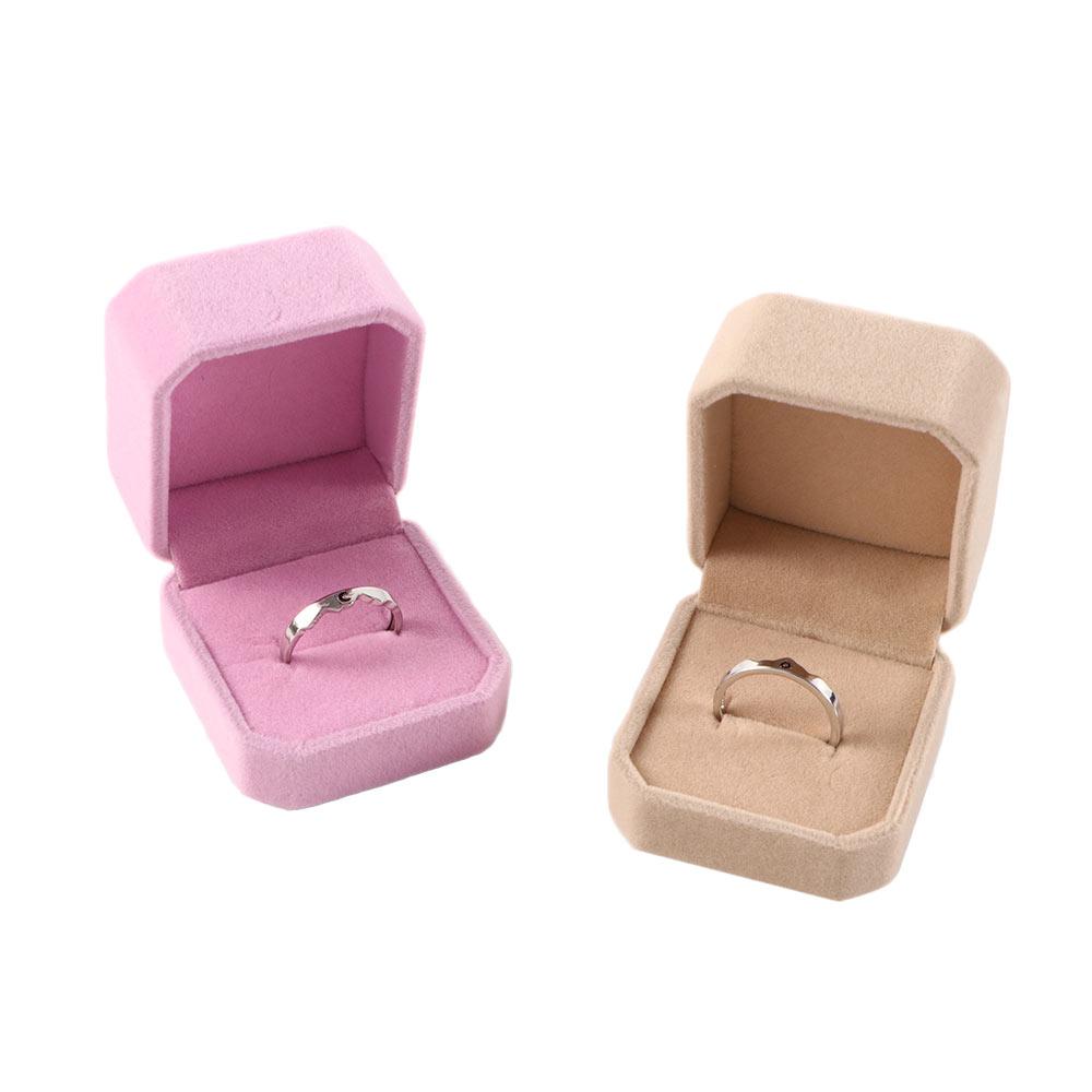 Velvet Ring Holder Earring Storage Jewelry Box Earring Display Case Box Storage Organizer Ring Box