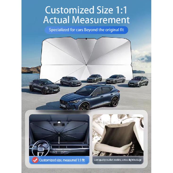 For Citroen C2 C3 C5 X7 C6 C4 Picasso Berlingo Car Windshield Sunshades Front Shading UmbrellaWindshield Sunshades 1