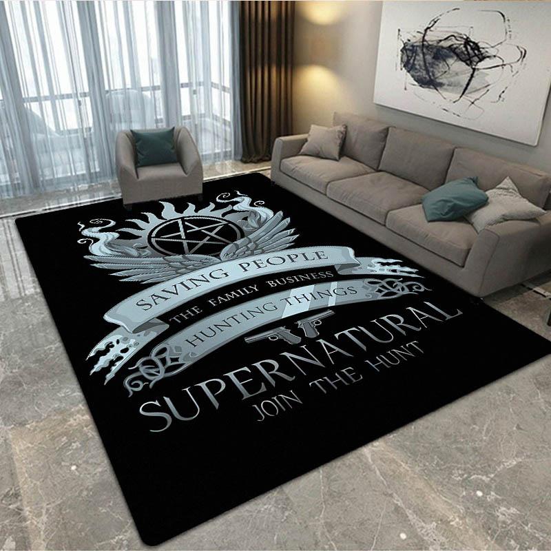 Supernatural Join the Hunt printed carpet Non-slip carpet outdoor carpets area rug bedroom decor rug for bedroom birthday gift