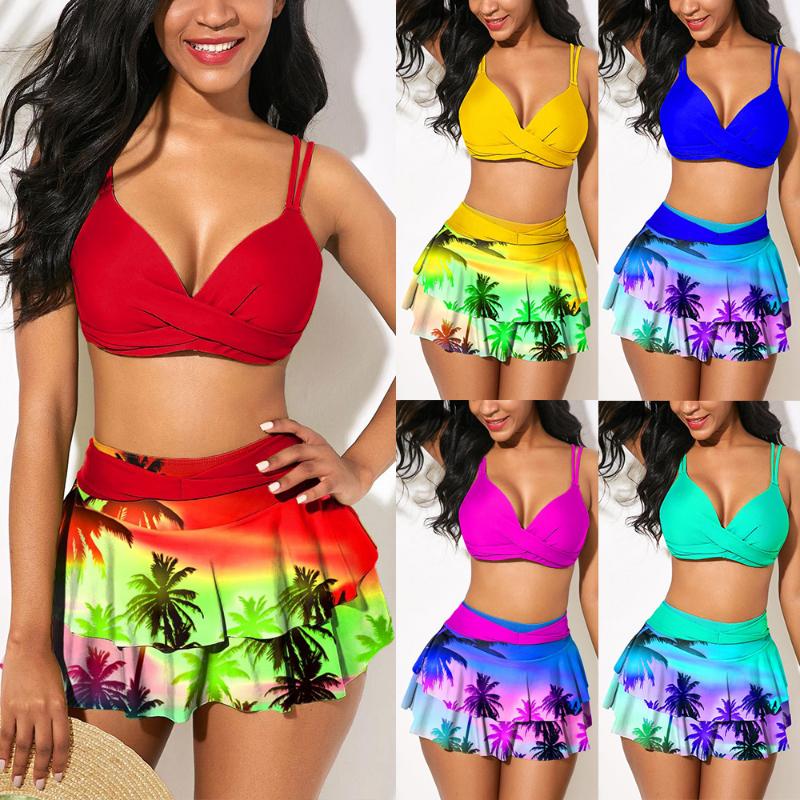 2023 Bikini Summer Swimsuits Tankini Sets Female Swimwear Beach Wear Two-piece Bathing Suit Sports Pool Women Swimming Suit