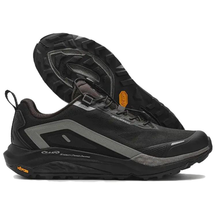 Fila SPD LYNX 2 WP Прочные Дышащие Низкие Кроссовки для Трейлраннинга Мужские кроссовки Черные Серые A12M411217FBB