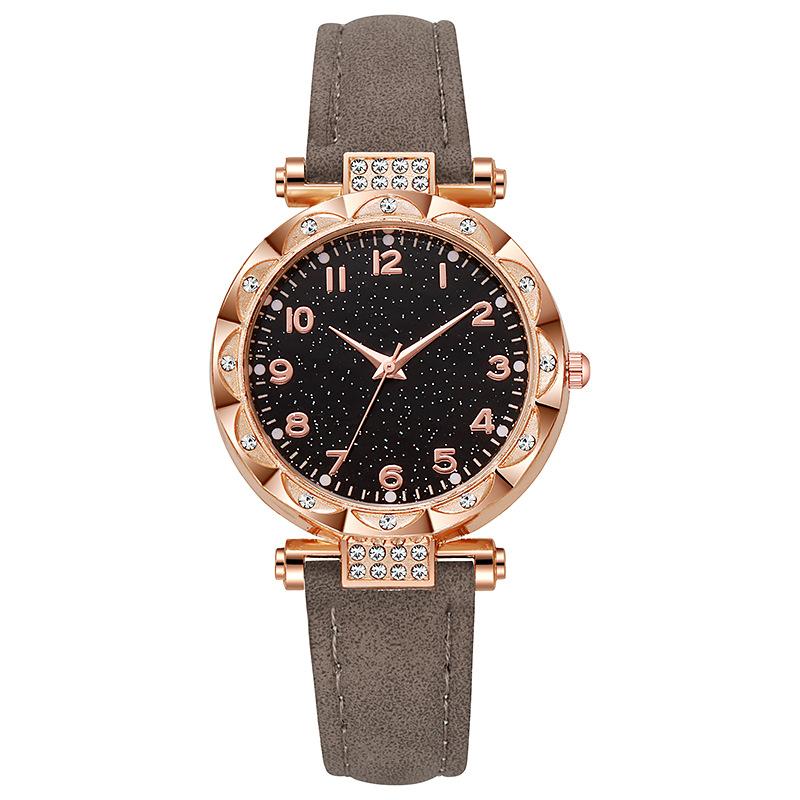 Ladies Watch Frosted Belt Ladies Watch Digital Luminous Student Electronic Quartz Watch Simple Fashion Watch