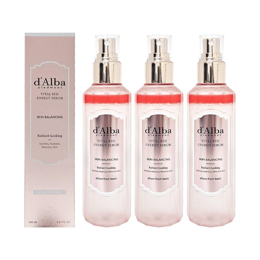 d'Alba White Truffle Vital Red Energy Serum 160ml x 3