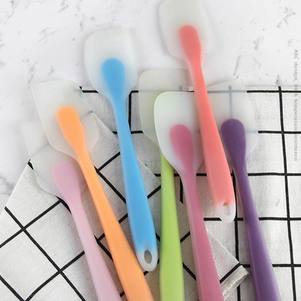 Силиконовый шпатель полупрозрачный интегрированный полностью обернутый портативный термостойкий кухонный DIY выпечка