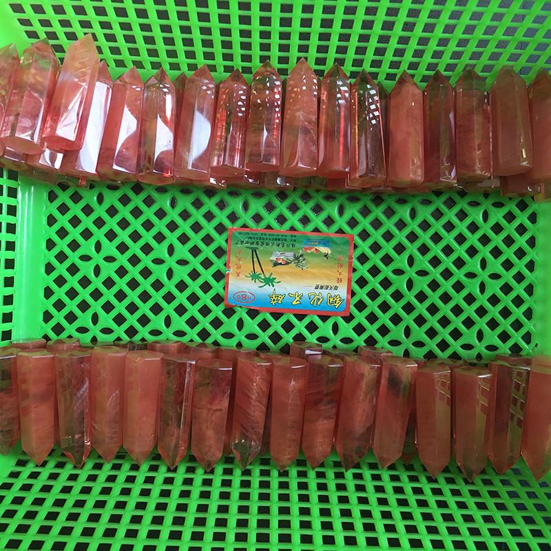 Красный Кварц Односторонний Кристалл для Исцеления и Декора