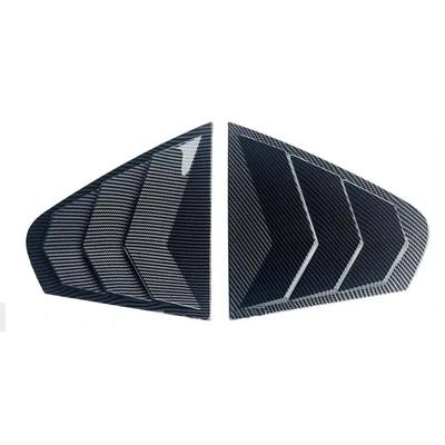 Для Volkswagen Jetta MK6 2012 2013 2014 2015 2016 2017 2018 Автомобильная задняя оконная решетка-жалюзи Защитная накладка Боковой вентиляционный люк Жалюзи Декоративная наклейка