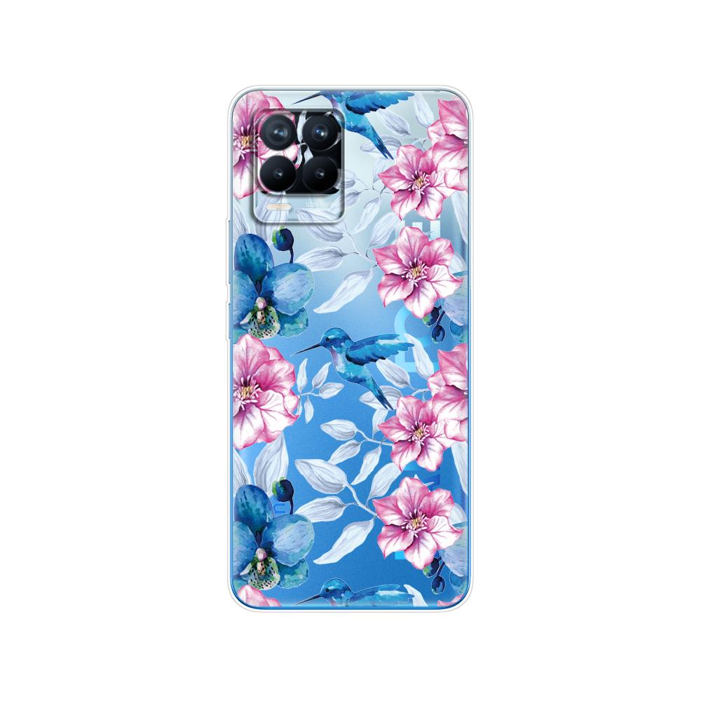 Чехол для Realme 8, 6,4 дюйма, мягкий силиконовый чехол из ТПУ для Realme 8 Pro OPPO Realme8 4G RMX3085, чехол для телефона, чехол, чехол-бампер, сумка