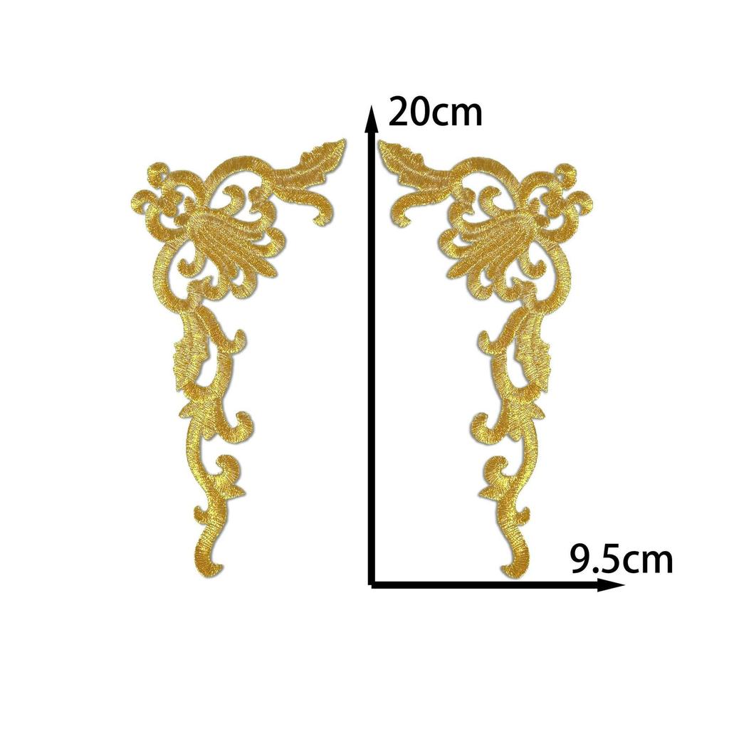 Chinese Embroidery Cloth Sticker Performance Costume Applique Embroidery Diy Handmade Clothing Accessories Drama Patch Dress Decoration