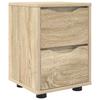 Nightstand Sonoma Oak 30.5 x 30 x 43 cm Engineered Wood