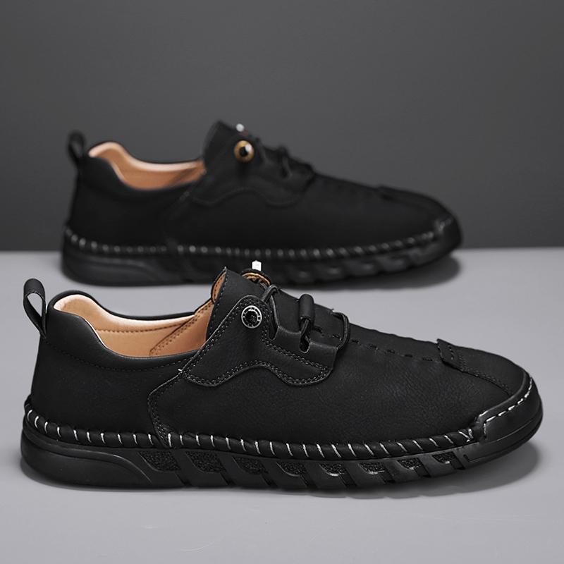 Fashion Fashionable Autumn Men Comfortable One Foot Handmade Soft Soled Casual Shoes Outdoor Men's Breathable and Non Slip Sports Shoes