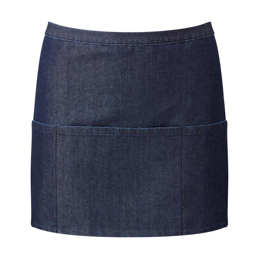 Premier Colours Collection Denim 3 Pocket Bar Apron