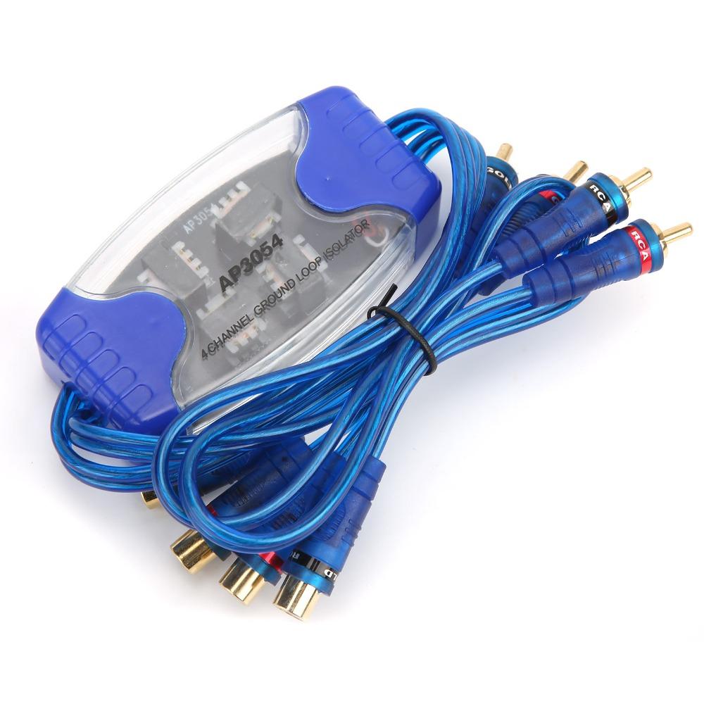 4 Channel Ground Loop Isolator Line Filter Isolator Car Amplifier Filter Car Audio