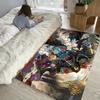 Anime O-Overlords A-Albedo Floor Mat Soft Thickened Absorbent Non-Slip Bedroom Living Room Door Mat Home Decor Flannel Rugs