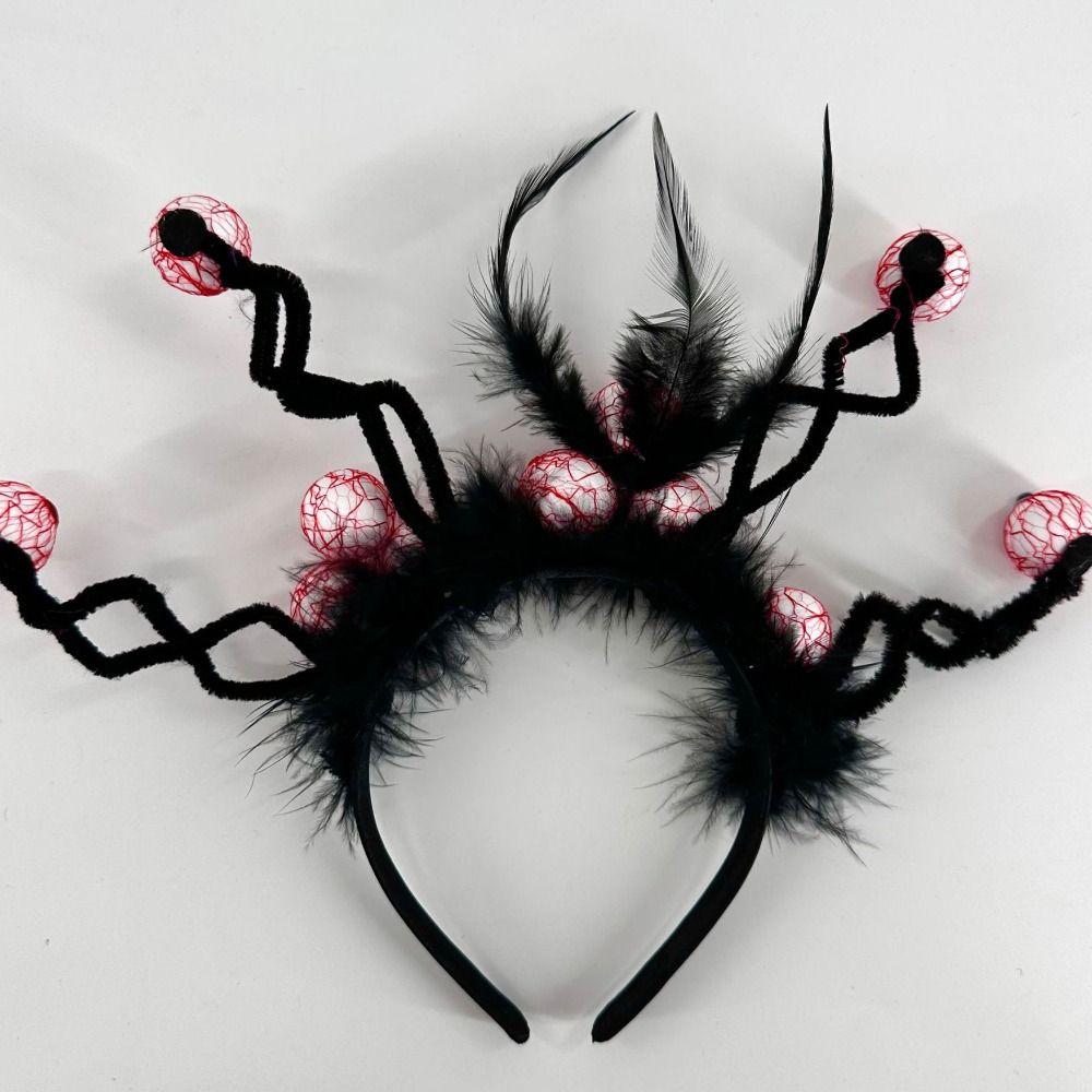 Party Decor Halloween Eyeball Headband Lightweight Horror Hair Hoop Spooky Hairband Cosplay Props