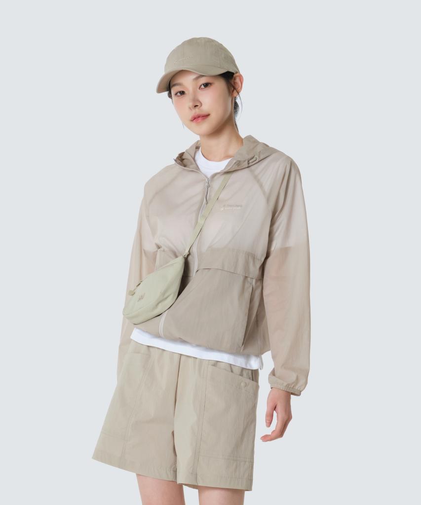 SNOWPEAK APPAREL Женская ультралегкая ветровка Pico (S26Mwtwb71) Песочно-бежевый
