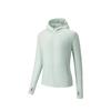 Anta Training Series Simple Solid Color Hooded Zip Long Sleeve Lightweight Breathable Quick-Dry UV Protection Sun Protection 162527707-2
