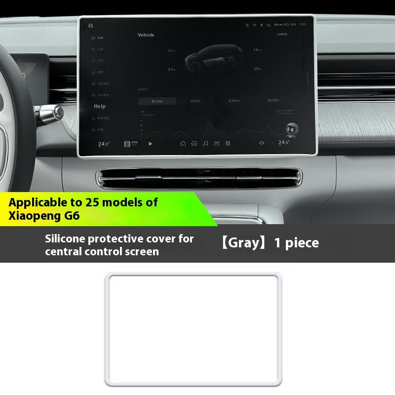 Fit for Xpeng G6 2023 2024 2025 Xiaopeng G6 Wireless Charging Pad Silicone Pad Cup Holder in-car Decoration Automobile