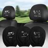 Auto Head Rest Covers Car Seat Headrest Protector Dustproof And Washable Car Seat Head Rest Cover Protector For Truck Bus SUV