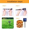 7M/12M/22M/32M LED Solar Lamp Garden Decoration Fairy Garland String Lights Outdoor Waterproof Rope Strip Light Christmas Garland Party Decor