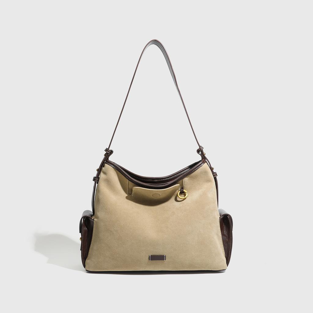 2025 New Fashion Commuting Shoulder Bag, Niche High-End Large Capacity Handheld Crossbody Tote Bag for Women