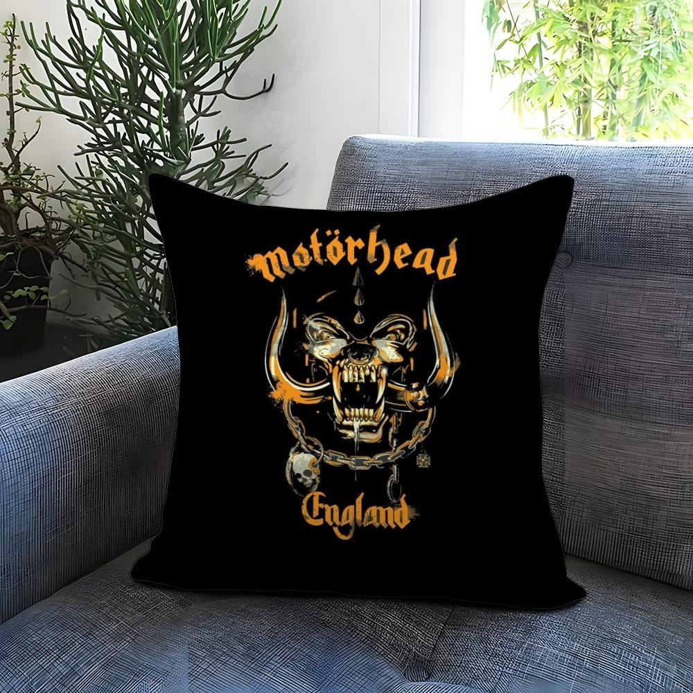 Чехол на подушку Rock Band Motörhead Удобный двусторонний чехол для подушки Идеально подходит для автомобиля, дивана, спальни и многого другого