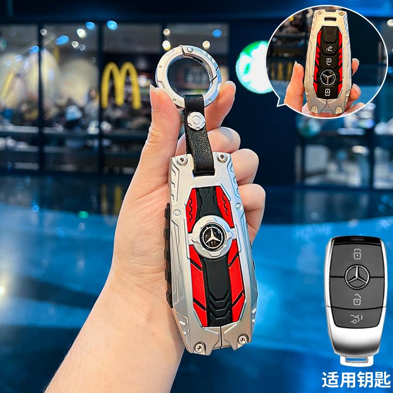 TXF4   Key Fob Cover for Benz Key Case Protector Shell for Benz A-B-C Class S-Class G-Class E-Class CLA GLB CLS GLE GLC