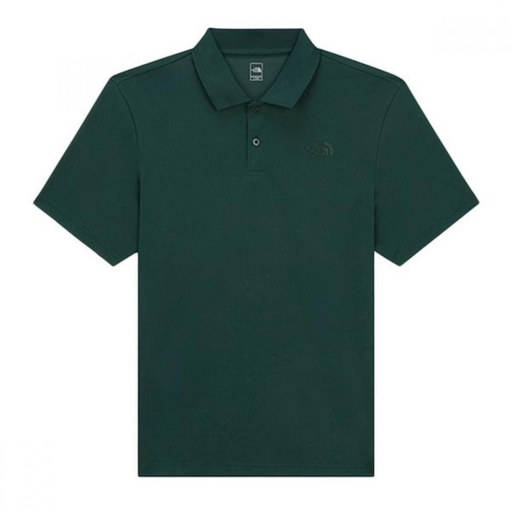 The North Face Men S freSh Ex Short Sleeve Polo Pine