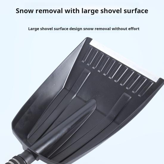 Car Snow Shovel Adjustable Length Foldable Emergency Snow Shovel for Car Portable Snow Shovel for Driveway Camping Garden Mud And Snowman