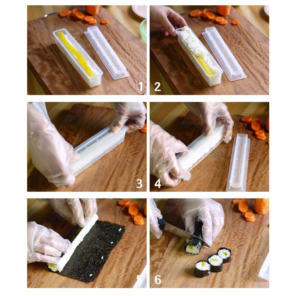 3 pcs/set DIY Mould Cooker Rice Mold Sushi Roll Maker Kit Japanese Tools