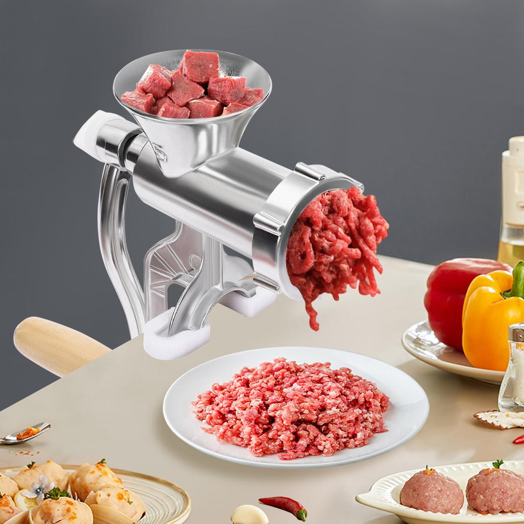 Ручная мясорубка, Набор для набивки колбас с наполнительной трубкой, Прочная чугунная мясорубка, Машина для приготовления пасты и бургеров, Легкая конструкция с зажимом