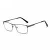 Men Square Metal Frame Myopia Glasses Classic Large Near Sight Eyewear Blue Light Blocking Ultralight Minus Diopter Eyeglasses