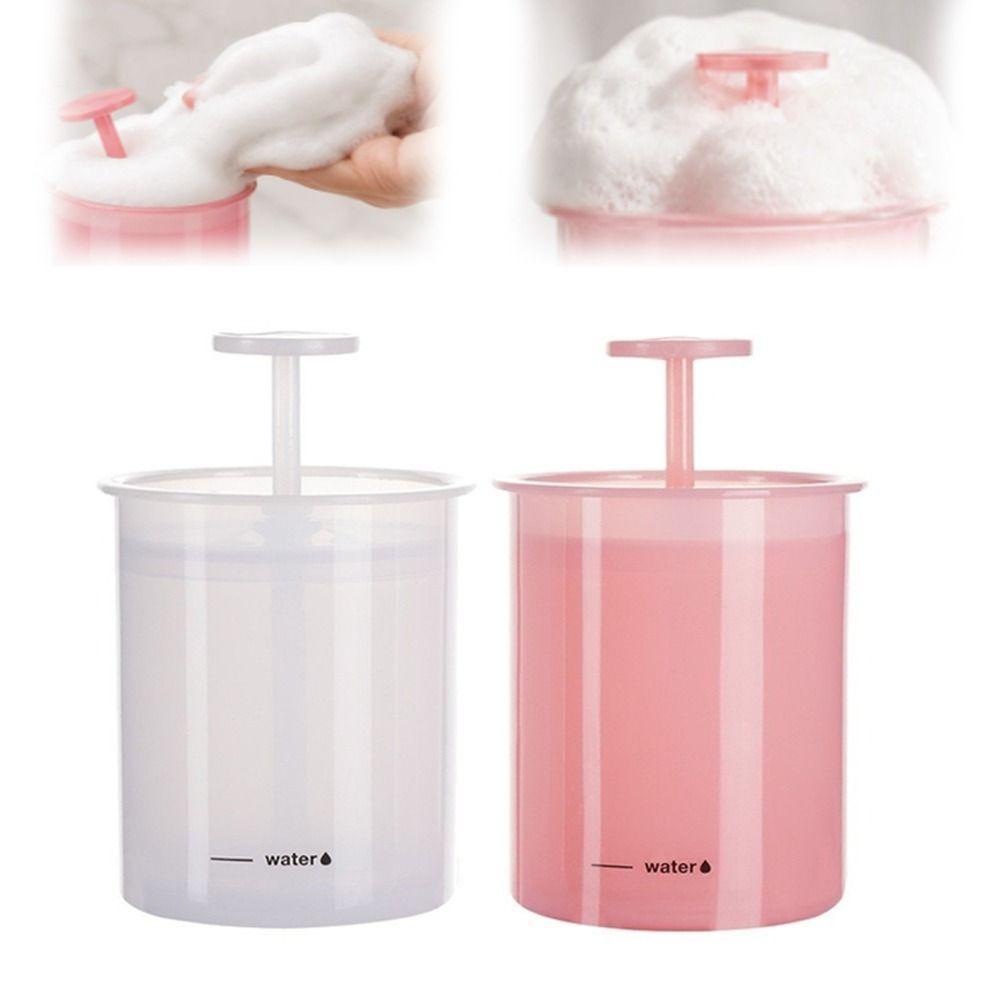 2PCS Manual Pump Cleanser Foam Maker PP Facial Bubble Maker New Foam Maker Cup Facial Cleansing
