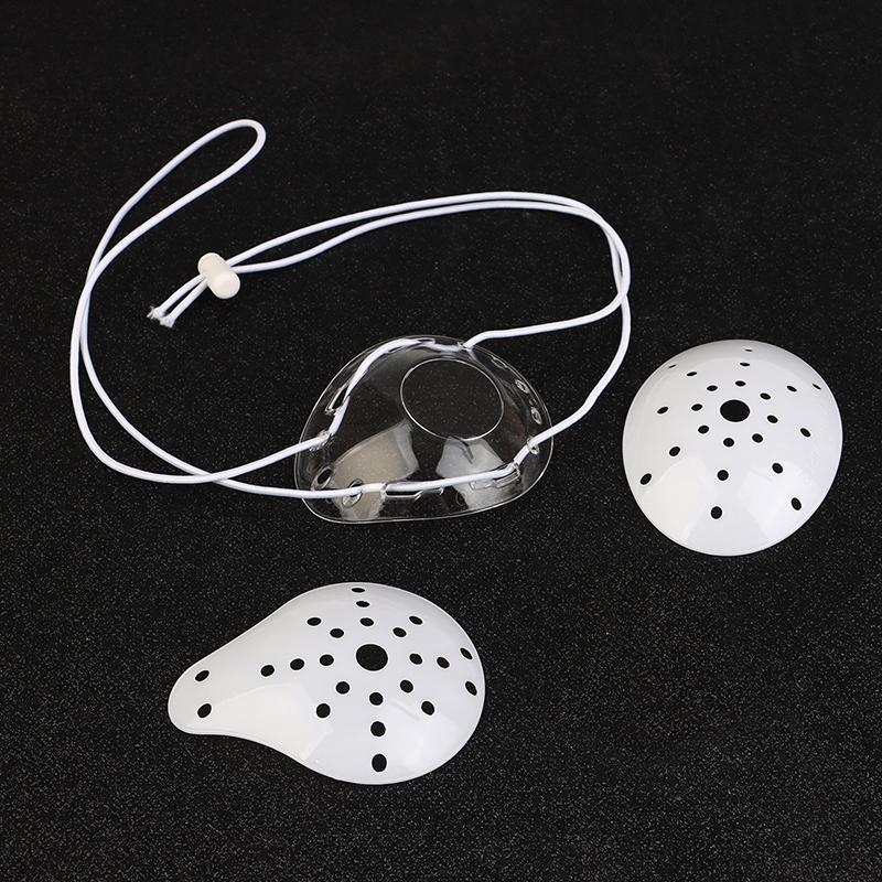 Прозрачный пластиковый щиток для глаз с отверстиями, необходимый после офтальмологической операции, для защиты от столкновений, дышащий