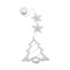 Christmas Garland Light Suction Cup Hook Light Up Love Heart Elk Bell Snowman Santa Moon Star Shape Warm Xmas Holiday Decoration Window Lamp Pendant